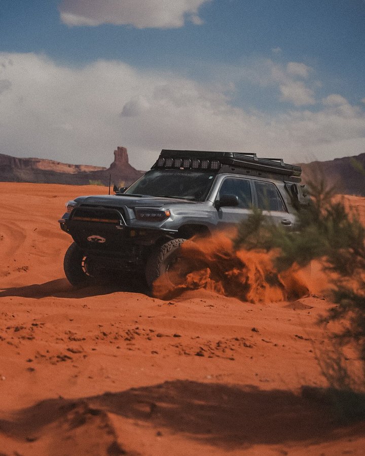 Instagram post by @4runner__nation for C4 Fabrication. Caption reads: Don’t go broke trying to keep up 👌🏼 

@toyotausa....