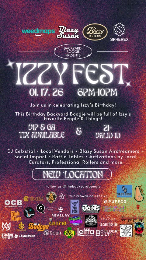 Instagram post by @izzy_blazee for Blazy Susan. Caption reads: [...] will be in the building, @blazysusan air....