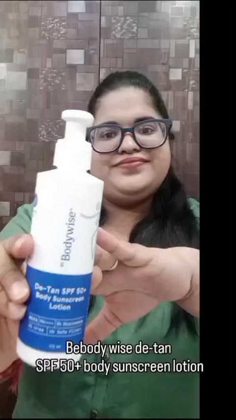 Instagram post by @porwalcheena9131 for Be Bodywise. Caption reads: Summer ka best solution bebodywise spf 50+....
