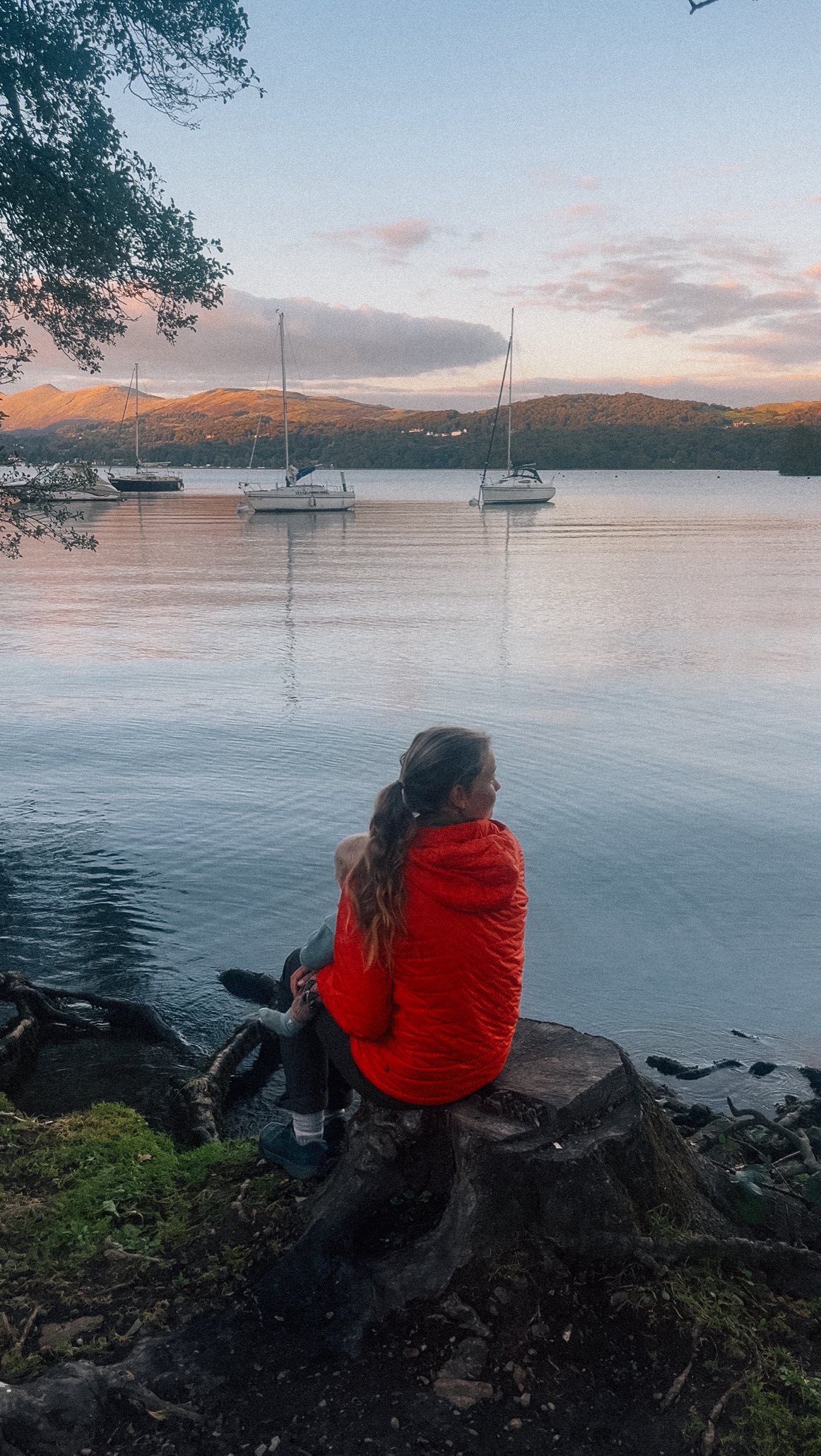 Instagram post by @ramble.family for Thule. Caption reads: Making the most of these gorgeous golden evenings....