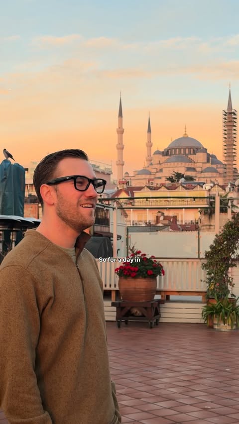 Instagram post by @theworldpursuit for Turkish Airlines. Caption reads: One magical day in Istanbul with @turkishairlines....