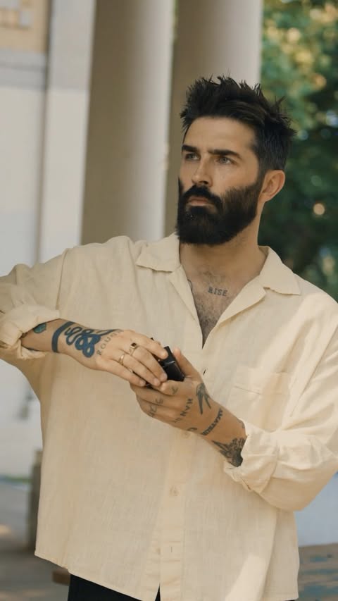 Instagram post by @chrisjohnmillington for Armaf. Caption reads: [...] latest major release from my friends at....
