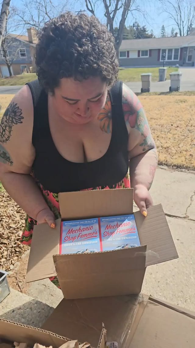 Instagram post by @mechanicshopfemme for iFixit. Caption reads: [...] to the generous support of @repairpal,....