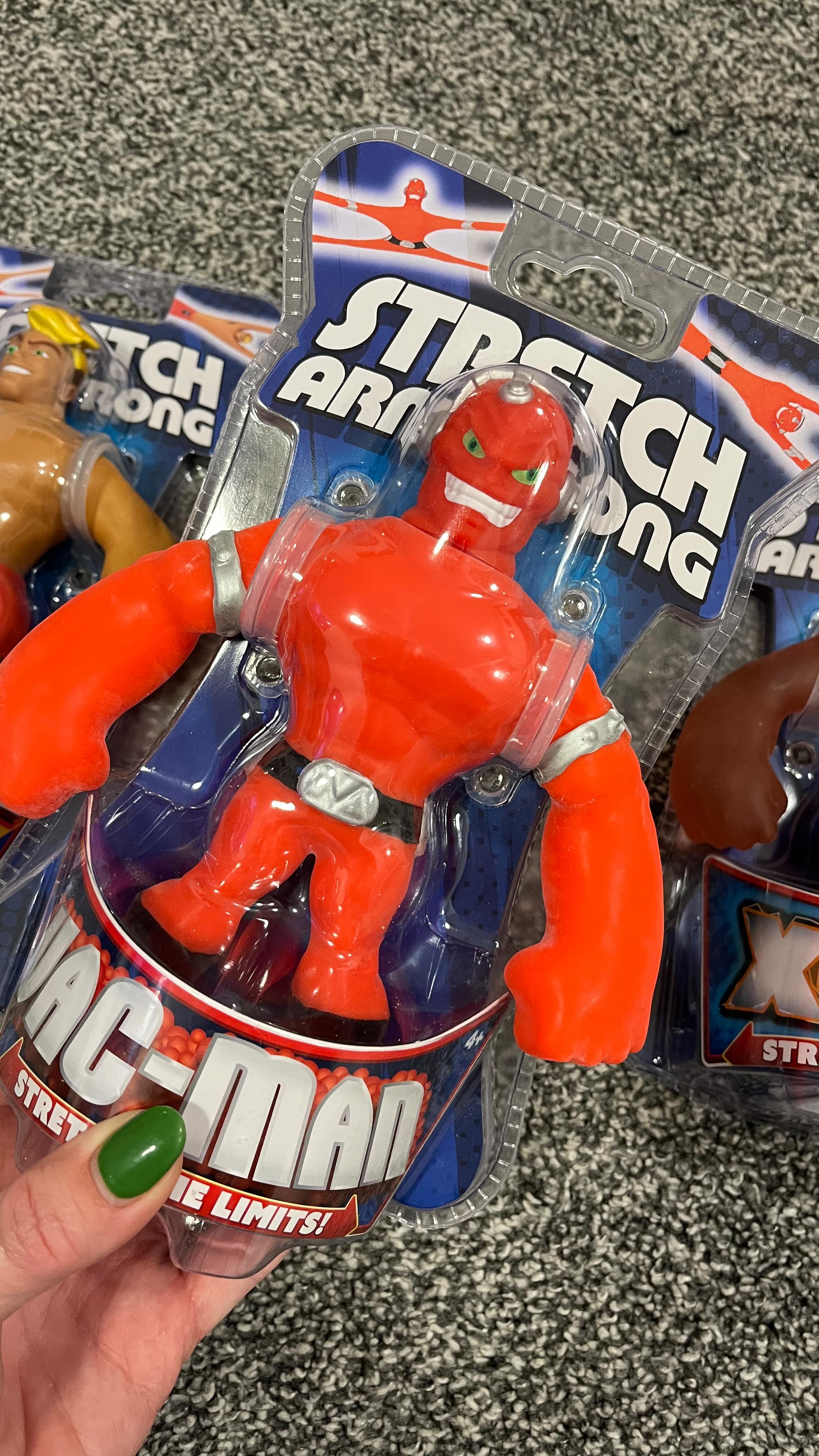 Instagram post by @amummyandherbeautifulgirls for Basic Fun!. Caption reads: [...] Stretch Armstrongs from the AMAZING....