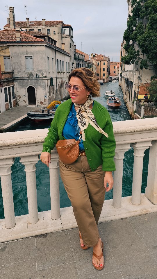 Instagram post by @dressedtothemax for Trending Travel. Caption reads: AD
There's so much to do and see in Venice that....