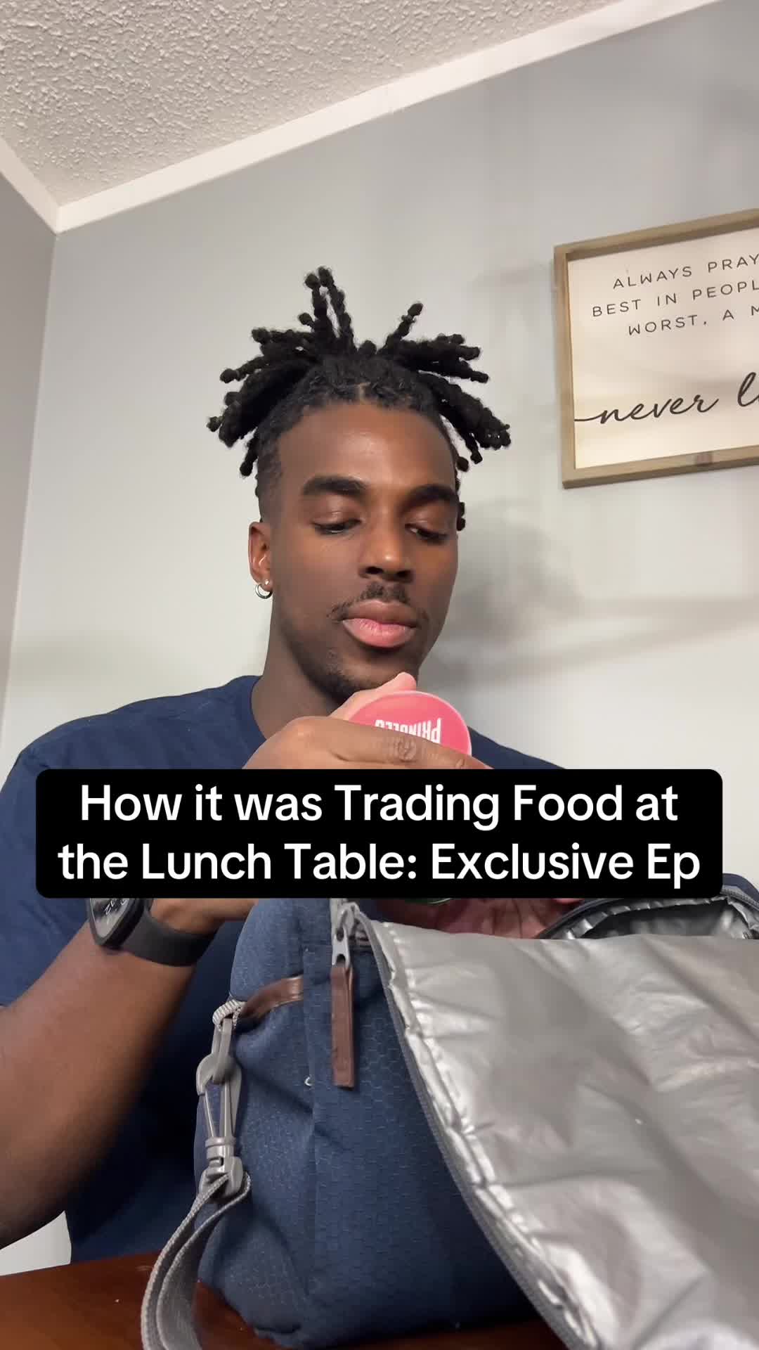 TikTok post by @miccolla4 for Bussin Snacks. Caption reads: [...] think TikTok gonna be banned? 😦 @Bussin....