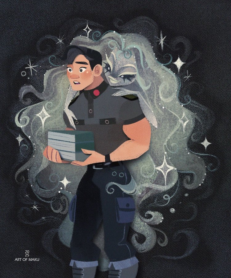 Instagram post by @makugwapu for XPPen. Caption reads: New skin from an old spooky artwork with Magic....