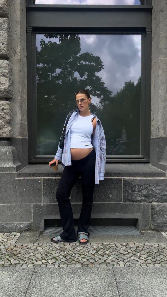 Instagram post by @alessawinter for ARMEDANGELS. Caption reads: Anzeige summer looks loading✨....