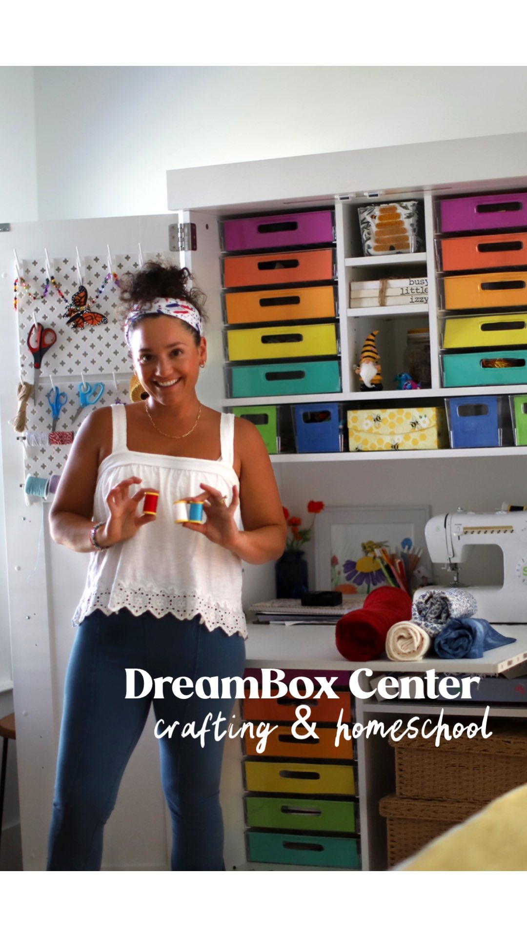 Instagram post by @busylittleizzy for Create Room. Caption reads: Don’t miss this 4th of July Sale!....