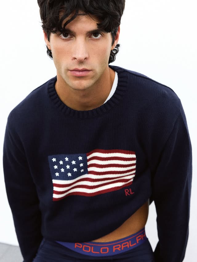 Instagram post by @edoardoconte for Polo Ralph Lauren. Caption reads: After hours @poloralphlauren AD #polounderwear.