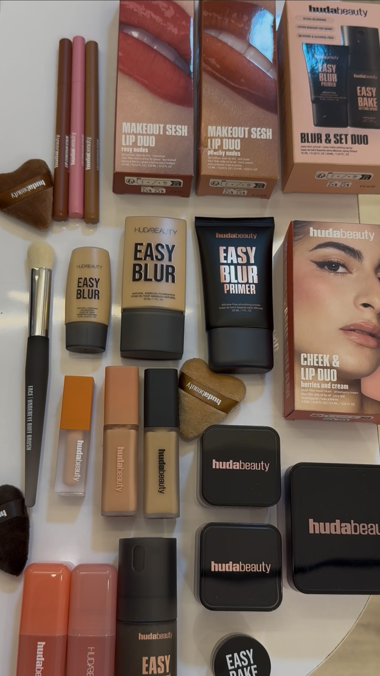 Instagram post by @havenlycosmetics for Huda Beauty. Caption reads: POV: You’re a Hudabeauty....