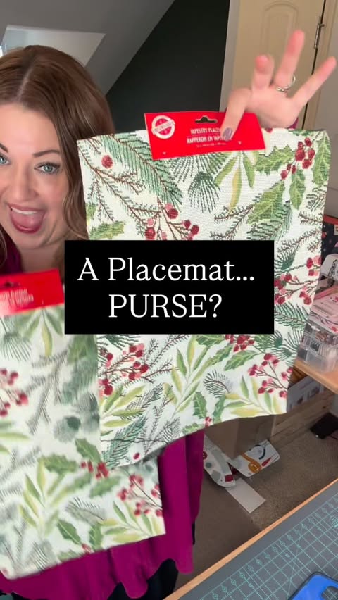 Instagram post by @shesewsseams for Dollar Tree. Caption reads: Wanna see how I made it?  Let me know in the....