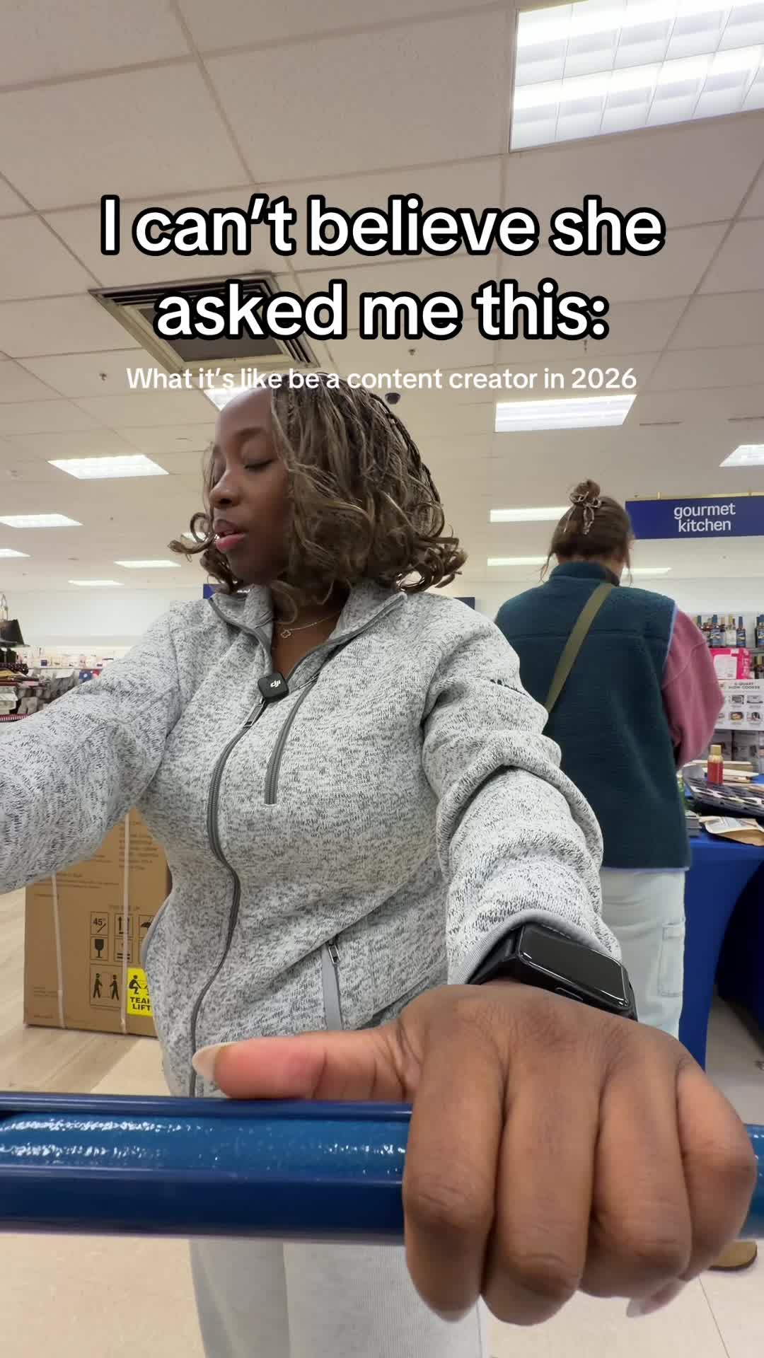 TikTok post by @thegraceogunmodede for LISEN. Caption reads: [...] #shopper #mom #content #marshalls #fyp....