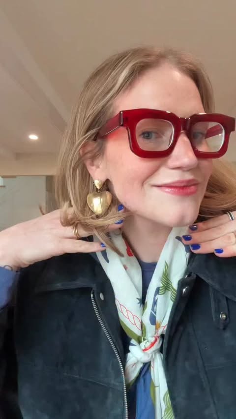 Instagram post by @mamaindenim for INK+ALLOY. Caption reads: [...] good accessories. Wearing pieces from....