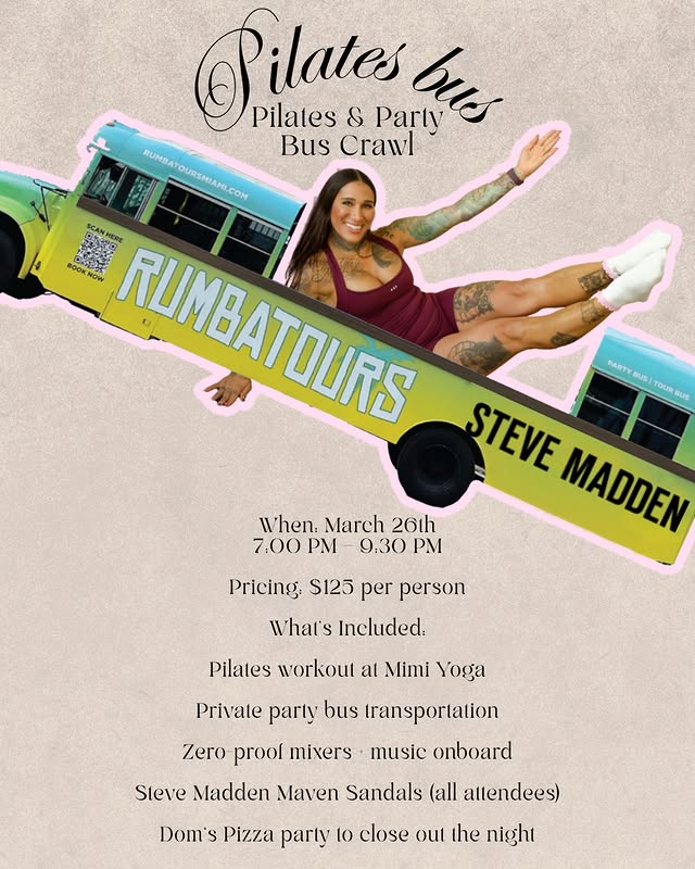 Instagram post by @babymommafit for Steve Madden. Caption reads: [...] 3 🚌 Back at it with our sponsor....