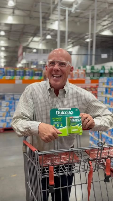Instagram post by @scott.griffinn for Dulcolax. Caption reads: #DulcolaxPartner Costco people know the deal.......