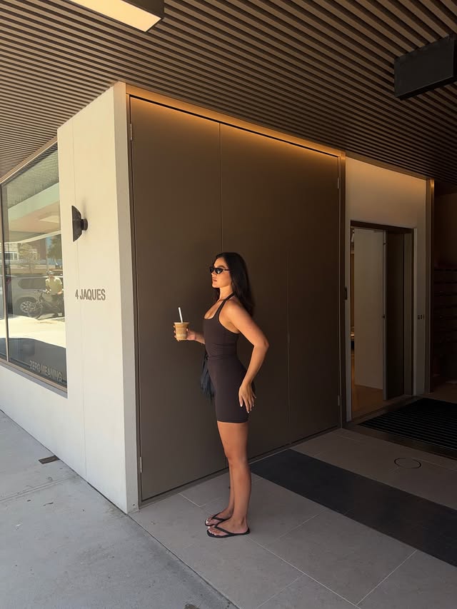 Instagram post by @emilyxmorann for Elite Eleven Sporting. Caption reads: Everyday uniform 🤎

@eliteelevensporting....