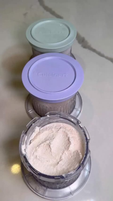 Instagram post by @drmattcooks for Cuisinart. Caption reads: High Protein Maple and Cinnamon Ice Cream for Meal....