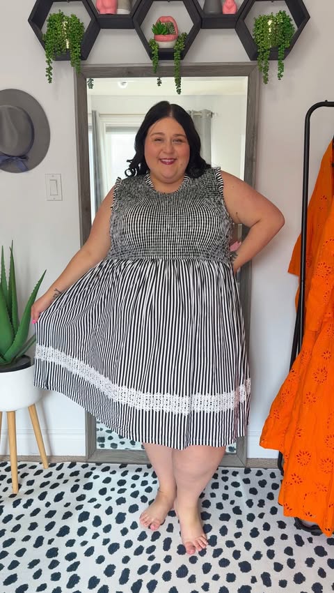 Instagram post by @curvy_chronicles for Ulla Popken. Caption reads: 1,2,3 or 4? Which of these @ullapopkenusa dresses....