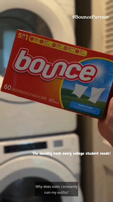 Instagram post by @lanaugc.creator for Bounce. Caption reads: #BouncePartner College students, say goodbye to....