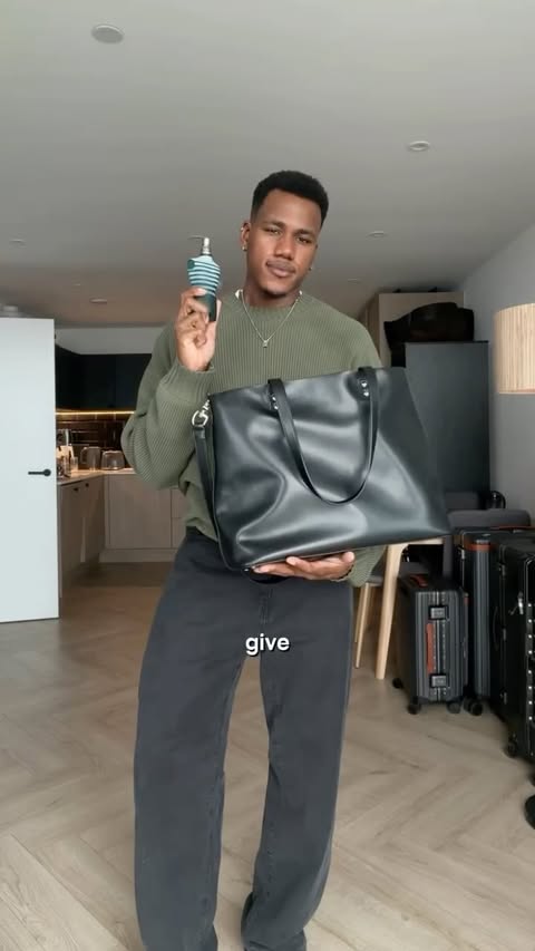 Instagram post by @kunmibalogun for Jean Paul Gaultier. Caption reads: [...] with the right Autumn fragrance -....