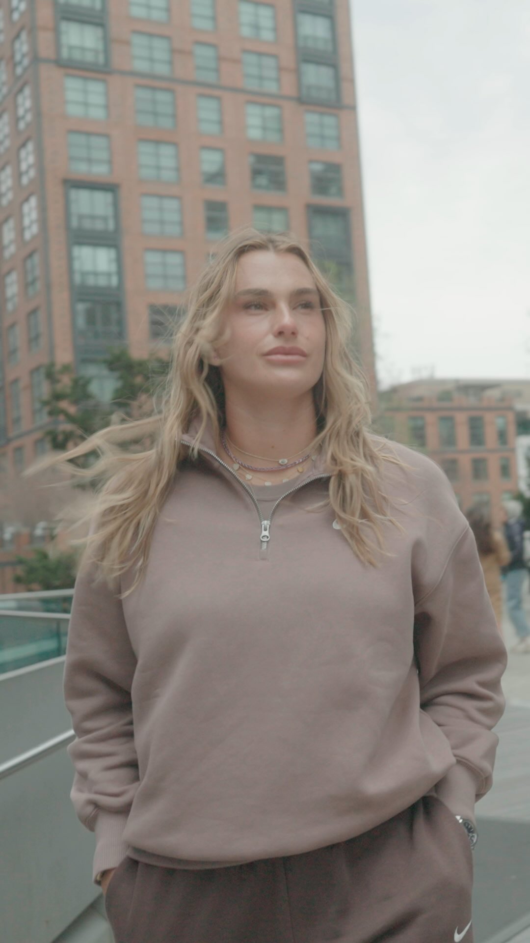 Instagram post by @arynasabalenka for The Infatuation. Caption reads: My episode of OFF DAY in NYC is out now — watch me....