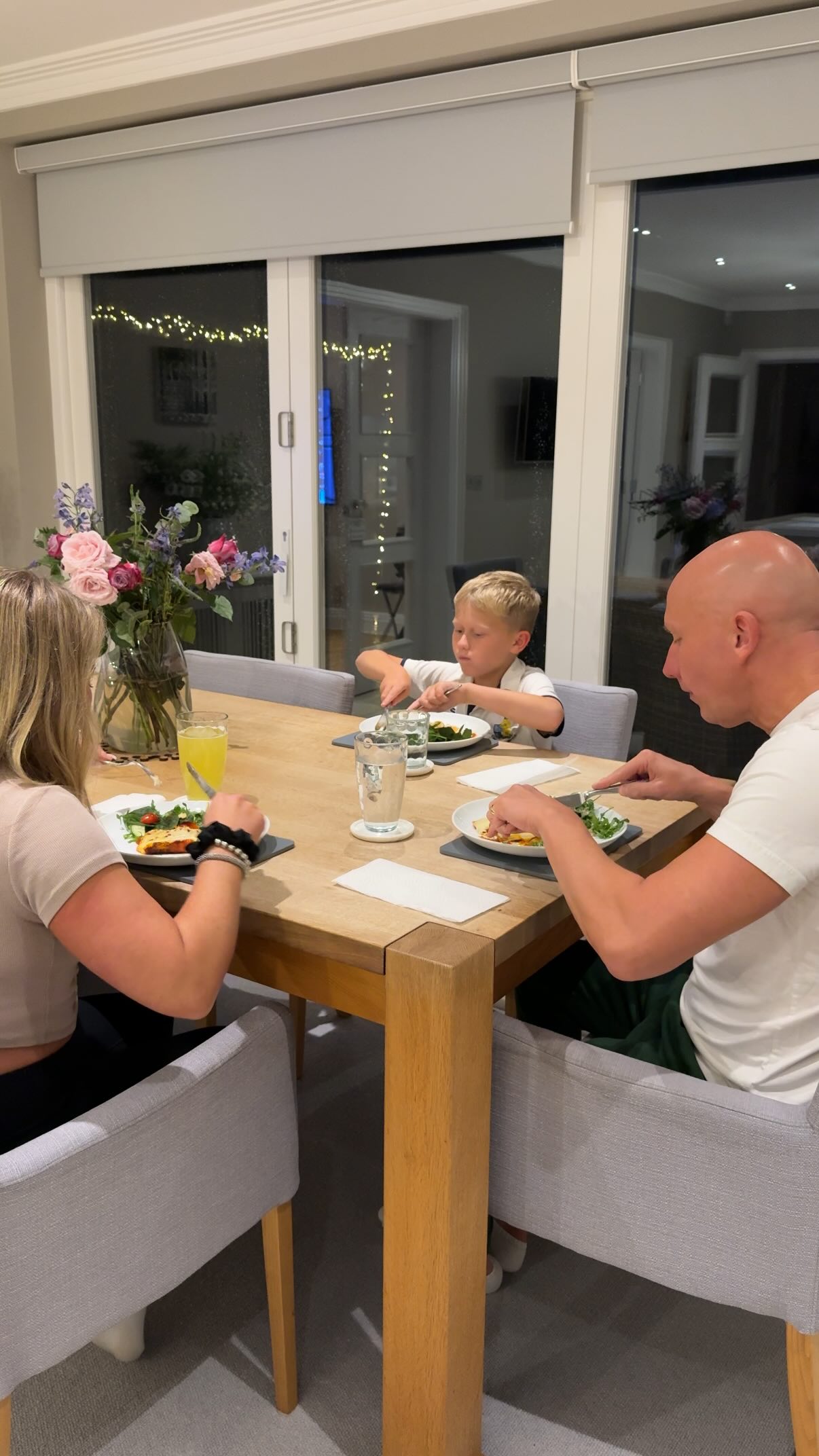 Instagram post by @the_home_we_made for Deliveroo. Caption reads: AD| Monday evenings are quite hectic for us!....