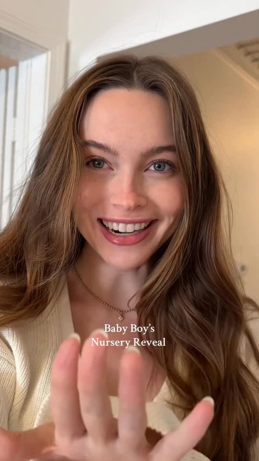 Instagram post by @heyitslanilynn for Nestig. Caption reads: Baby Boy’s Nursery Reveal ✨ @nestigbaby brought....