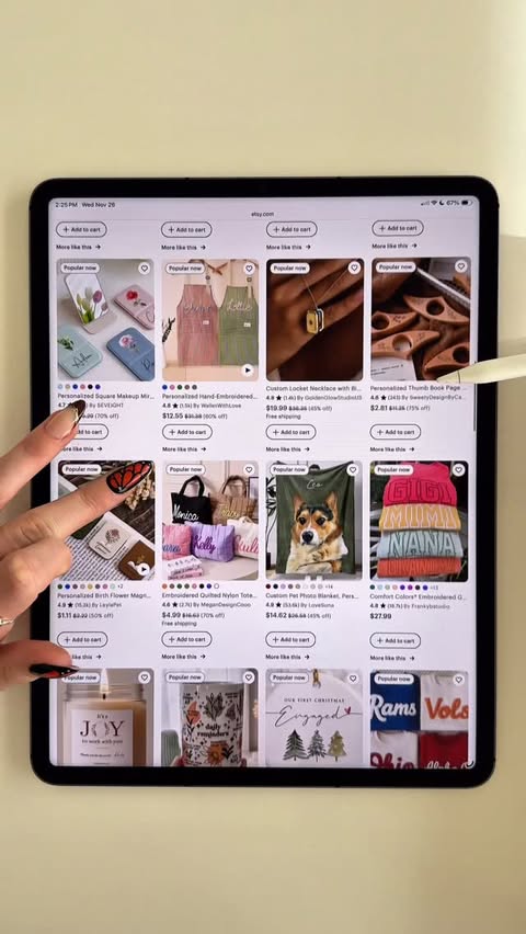 Instagram post by @moneywithmak for Printify. Caption reads: Massive update from @printify ! You can now offer....