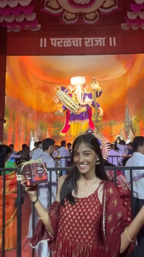 Instagram post by @shru6010 for Britannia SnackInc. Caption reads: Best modak #ad #explore #pandalhopping....