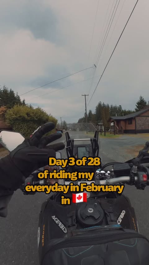 Instagram post by @the_brothers_of_tenere for Flying Eyes Optics. Caption reads: Day 3 of 28 of riding my 🏍️ every day in February....