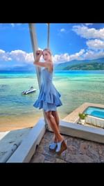 Instagram post by @senemonduty for Koton. Caption reads: Harika bir reels oldu🫶🏻🥰💙

#holiday #memories....