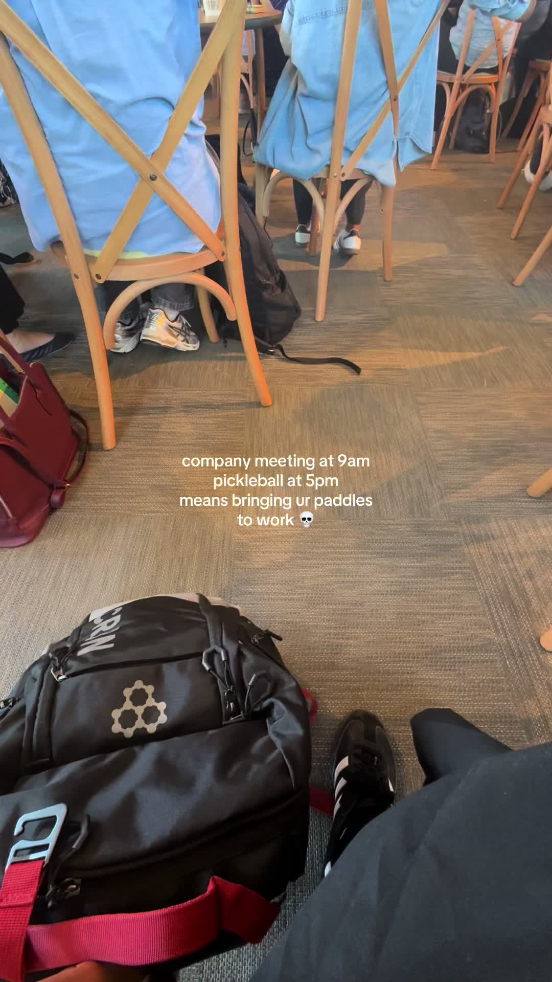 TikTok post by @madebyymira for Crbn Pickleball. Caption reads: [...] 2 paddles and pickle balls #crbn....