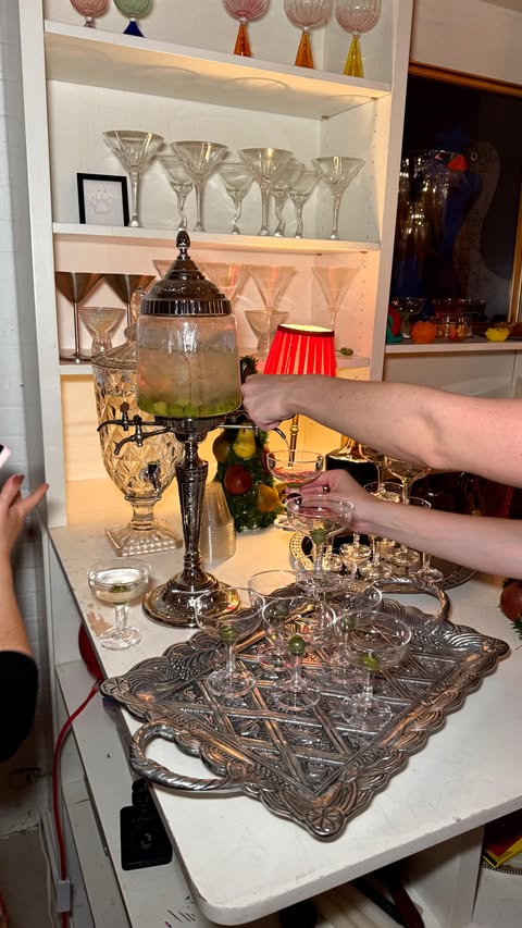 Instagram post by @crumbsofnyc for Spindrift. Caption reads: [...] friendsgiving or holiday theme is the....