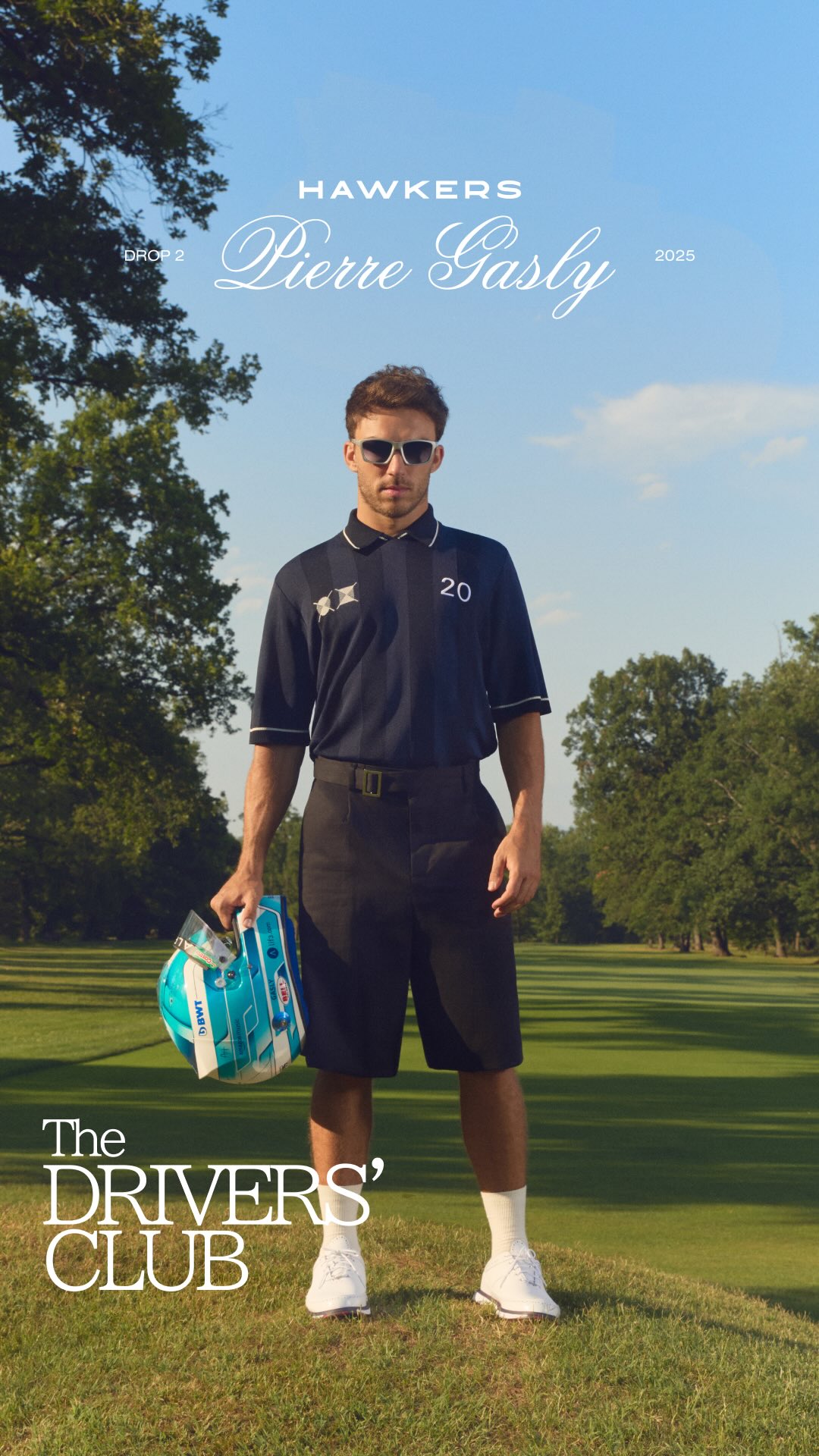 Instagram post by @pierregasly for HAWKERS CO.. Caption reads: @hawkersco x @pierregasly 
DROP 2 - 2025

THE....