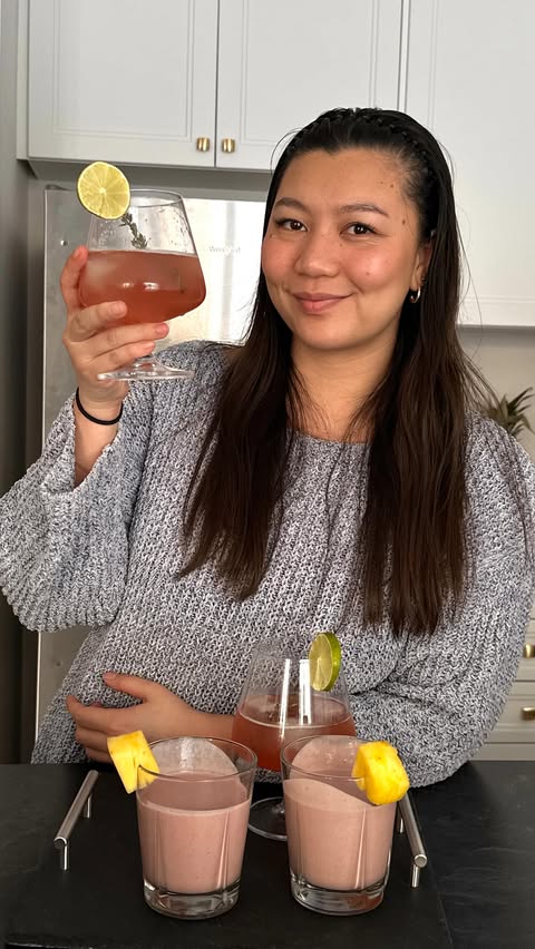 Instagram post by @marykleinch for Sobeys. Caption reads: [...] made it a mocktail date night, plus a....