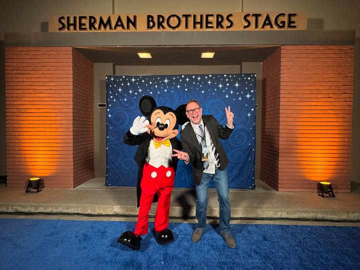 Instagram post by @provostparkpass for Disney Parks. Caption reads: [...] honored to have been invited to the....