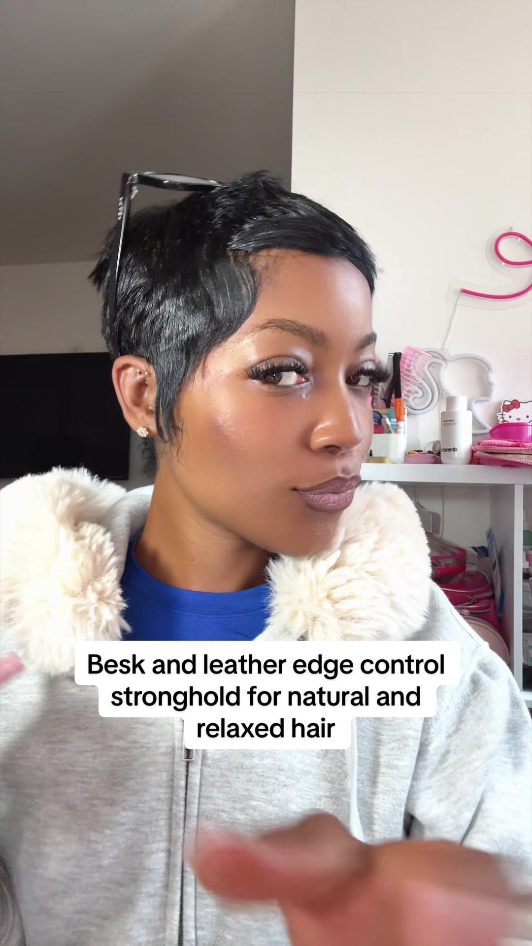 TikTok post by @dajanailedit for Bask & Lather Co. Caption reads: @Bask and Lather Co everything Bask and leather....