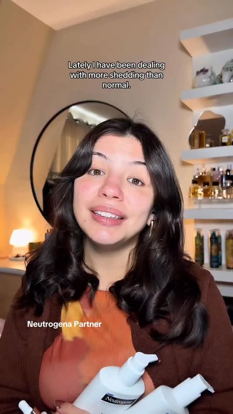 Instagram post by @audreyvictoriax for Neutrogena. Caption reads: #NeutrogenaPartner Trying the NEW @neutrogena Hair....