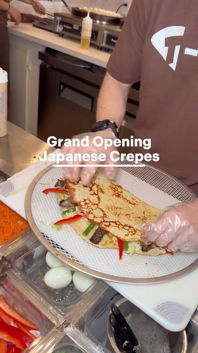 Instagram post by @arizonaasians for T-Swirl Crepe. Caption reads: [...] crepes! Milk teas! Fruit teas! T-swirl....
