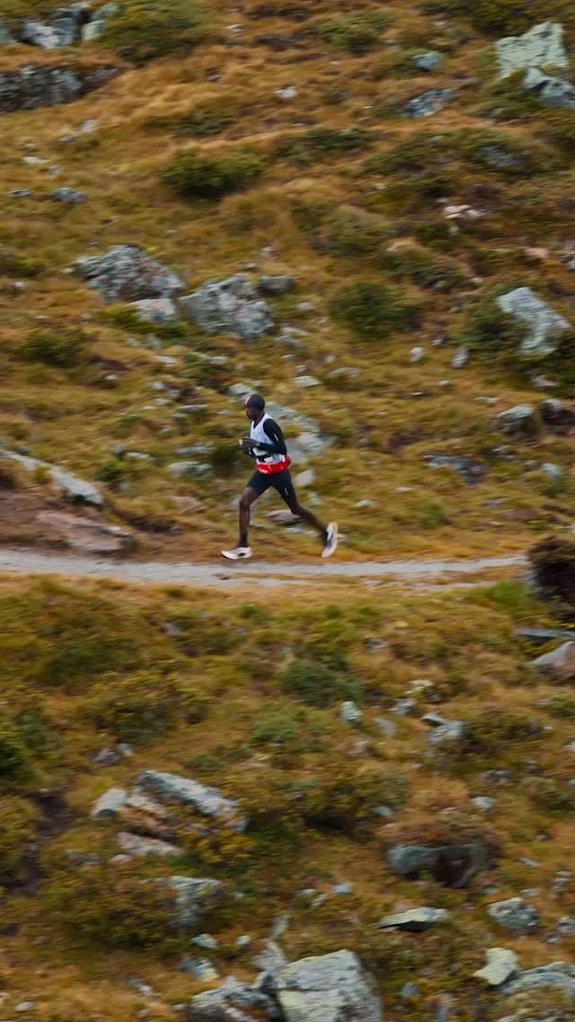 Instagram post by @goldentrailseries for Salomon. Caption reads: TIMOTHY KIBETT, THE ROCK STAR 🔥

He finally gets....