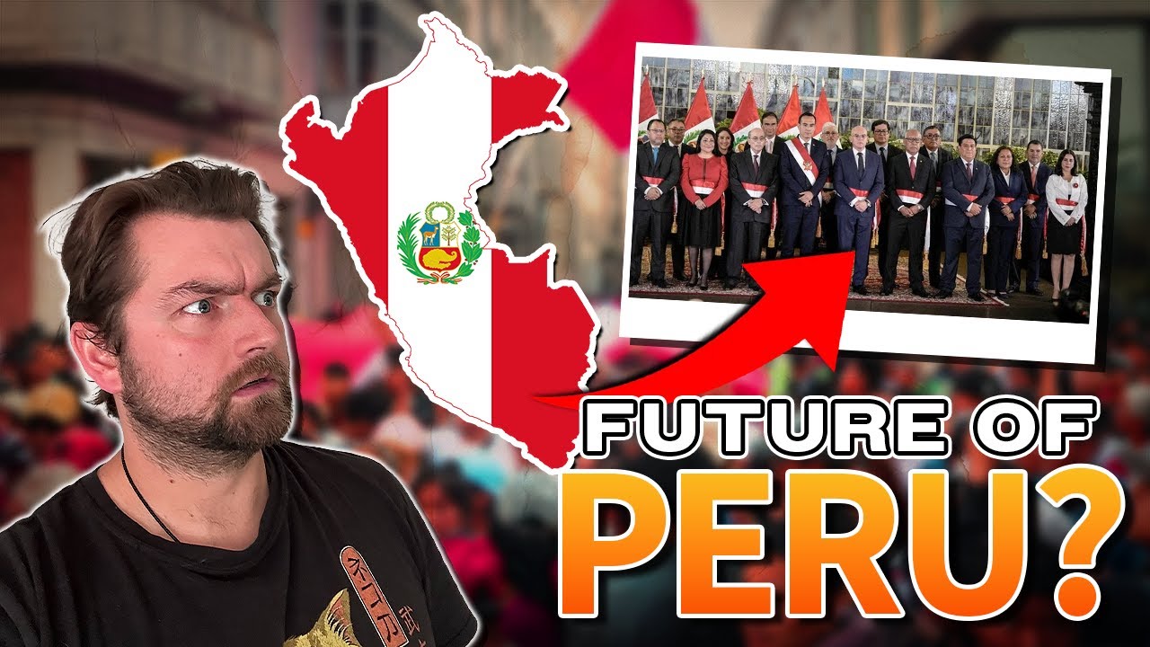 YouTube post by @historyofeverythingpodcast for TrovaTrip. Caption reads: Why Peru Seems to be DOOMED.