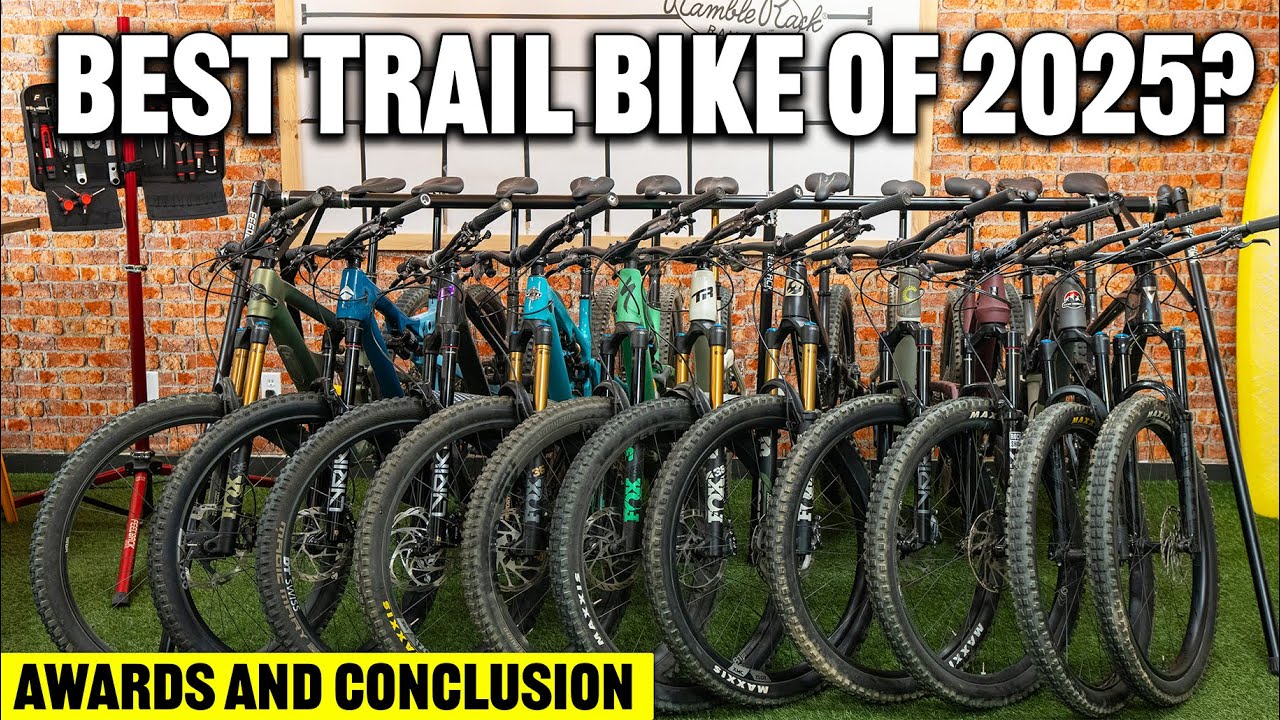 YouTube post by @moandhannahtravel for Tailwind Nutrition. Caption reads: The ULTIMATE Trail Bike Buyers Guide! (Best Trail....