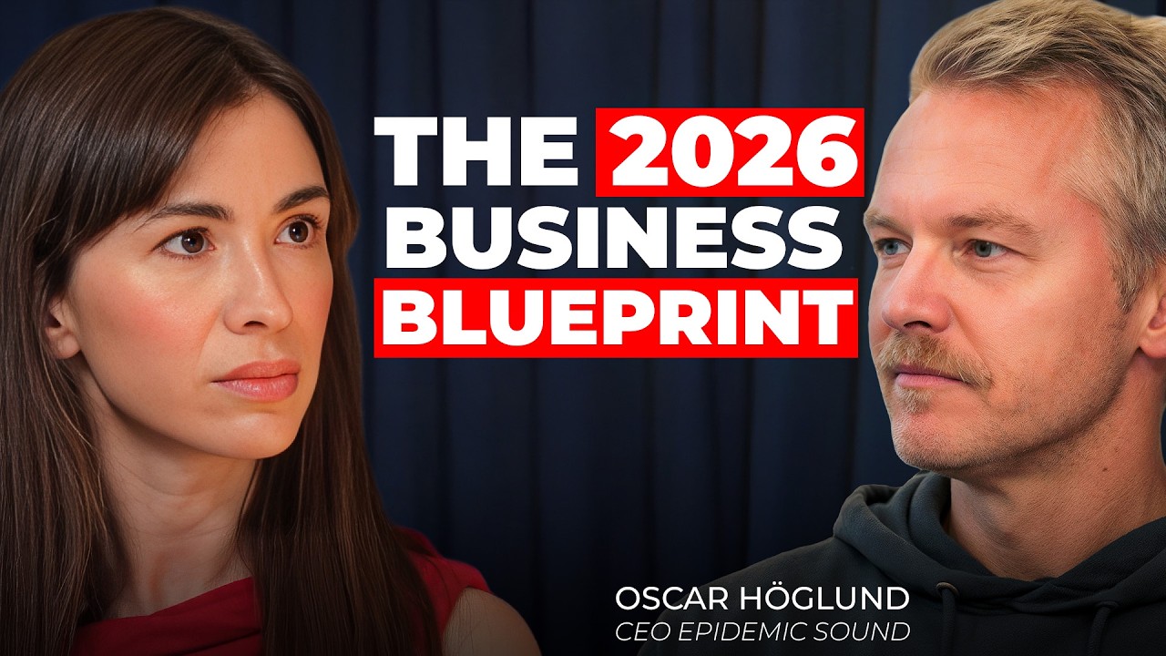 YouTube post by @SiliconValleyGirl for vidIQ. Caption reads: The 2026 Business Playbook: The Only Strategy That....