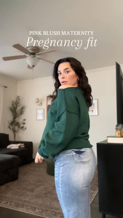 Instagram post by @rave.skye for PinkBlush Maternity. Caption reads: @pinkblushmaternity getting me through the rest of....