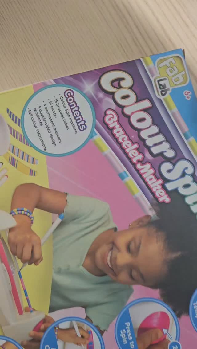 Instagram post by @madaraveanu for Wire PR. Caption reads: #ad 

Create bracelets with us with FabLab Colour....