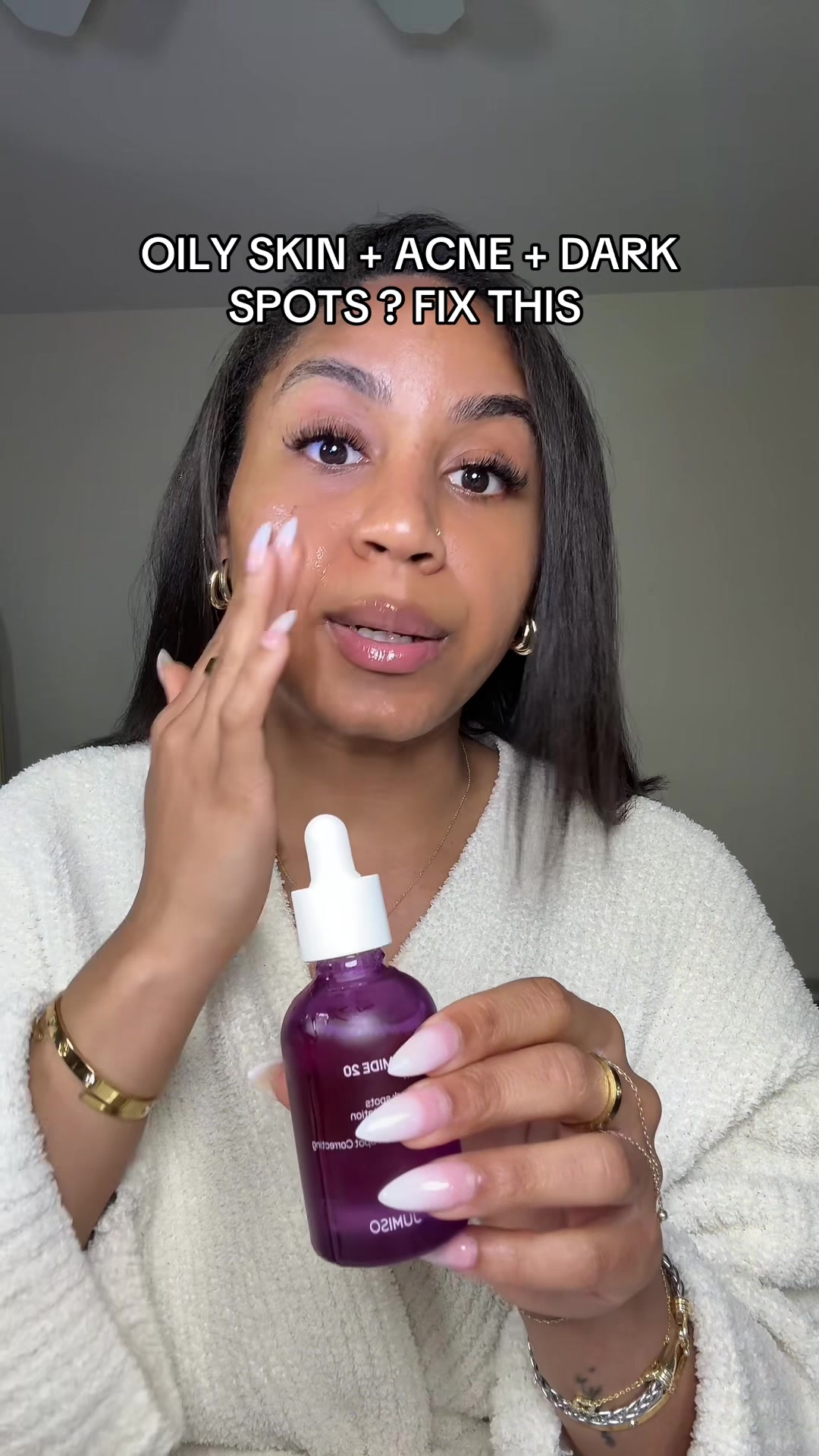 TikTok post by @kaycstash for StyleKorean US. Caption reads: [...] #niacinamide @STYLEKOREAN @stylekoreanus.