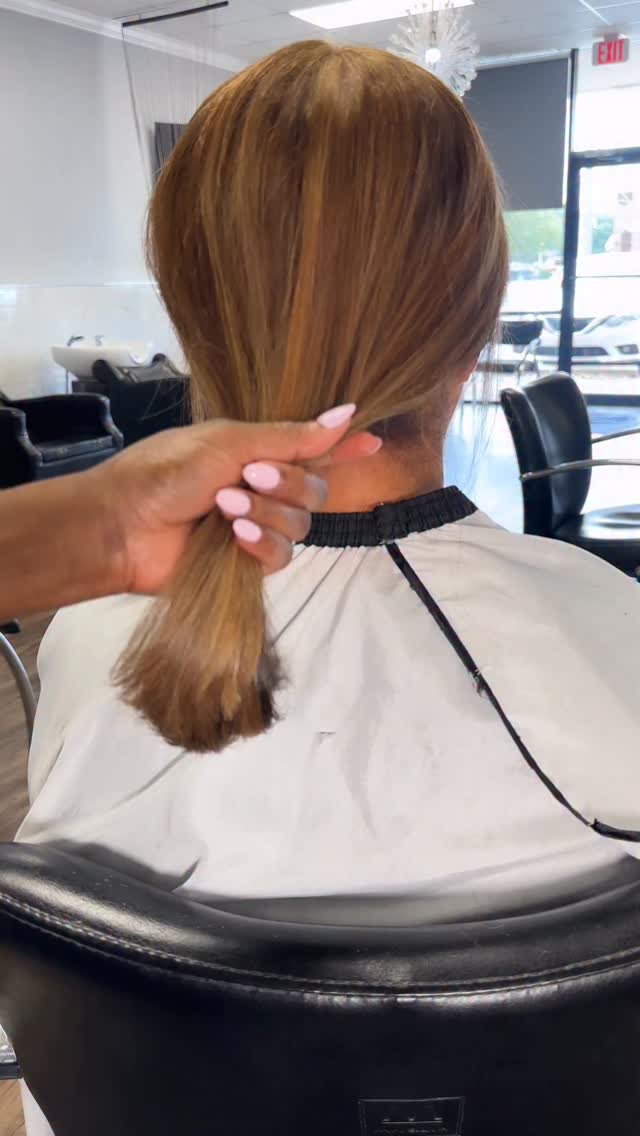 Instagram post by @hair2fly for Matrix. Caption reads: Highlights on my client using all  @matrix....