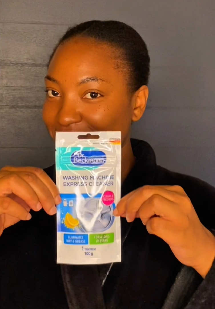 TikTok post by @faby_lolo for Dr. Beckmann South Africa. Caption reads: 🚿 HOW TO USE THE @Dr. Beckmann South Africa....