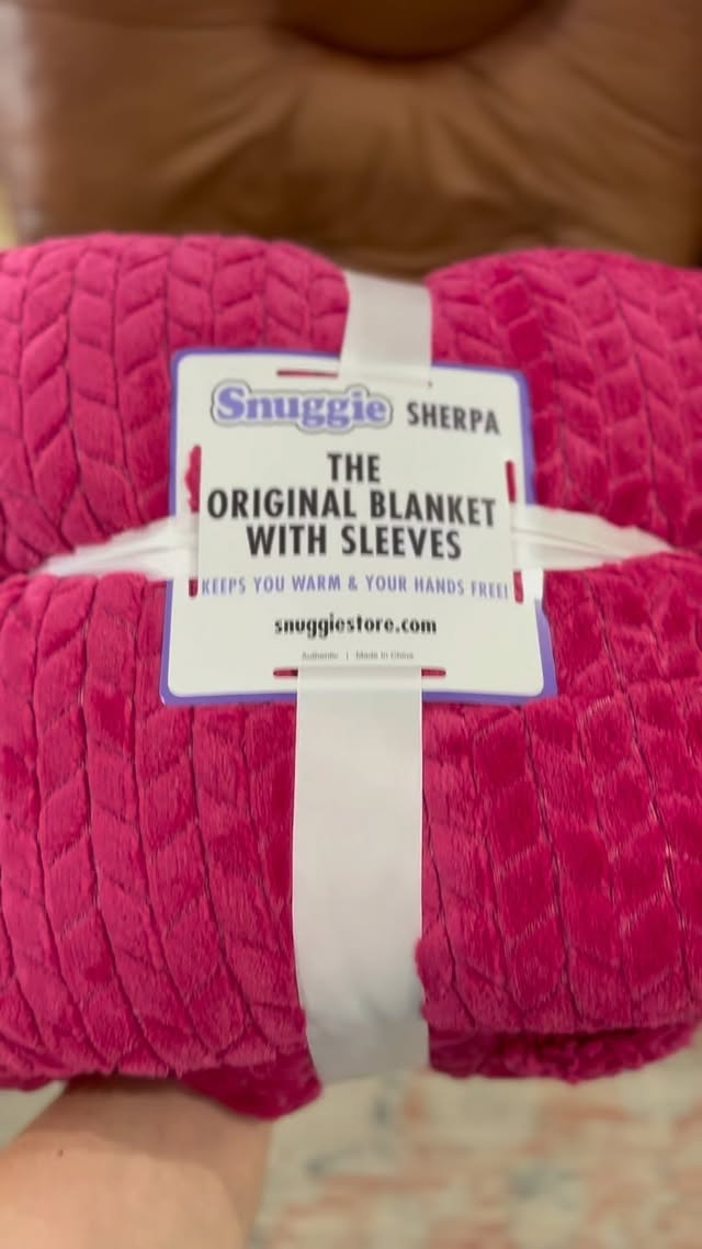 Instagram post by @adalynandmom for Snuggie. Caption reads: [...] thrilled to be partnered with....